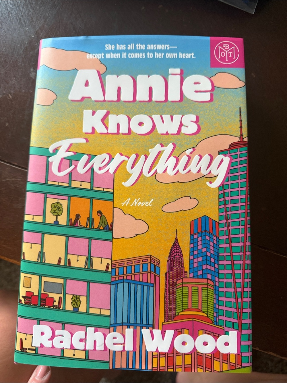Annie Knows Everything — Pink & Teal Illustrated Hardcover by